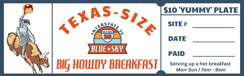 blue sky i35 big howdy breakfast